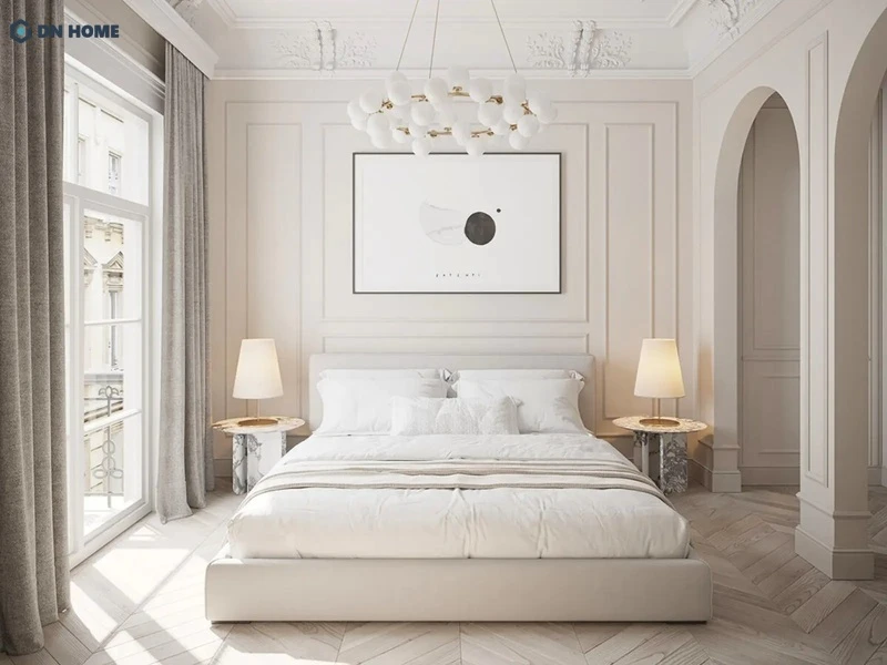 Trang trí phòng ngủ bằng đèn thả trần có tính thẩm mỹ cao