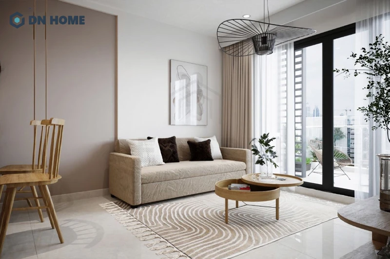 Với những căn chung cư diện tích hạn chế, sofa đơn là lựa chọn lý tưởng cho không gian phòng khách