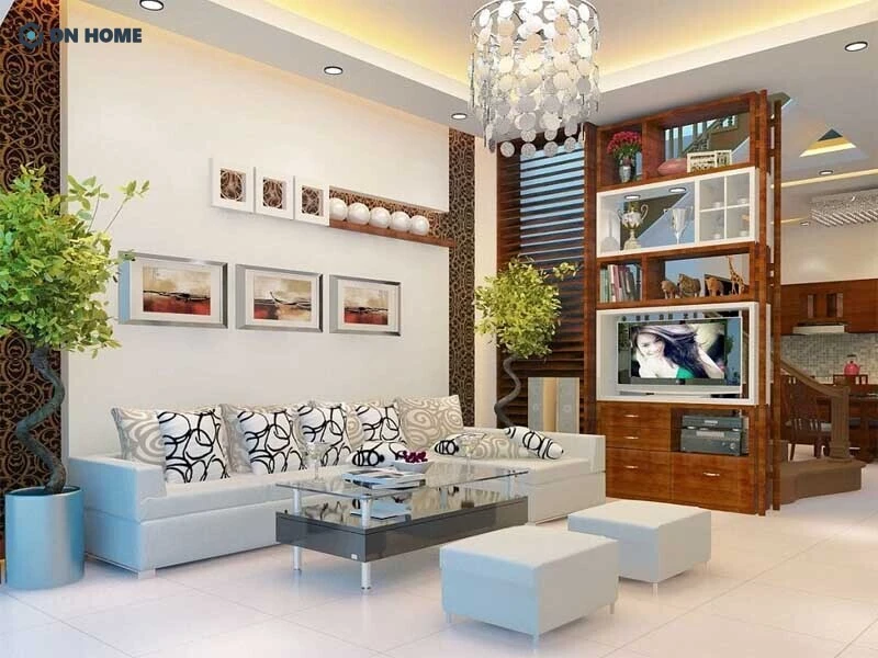 Chọn gam màu phù hợp cho từng không gian phòng khách