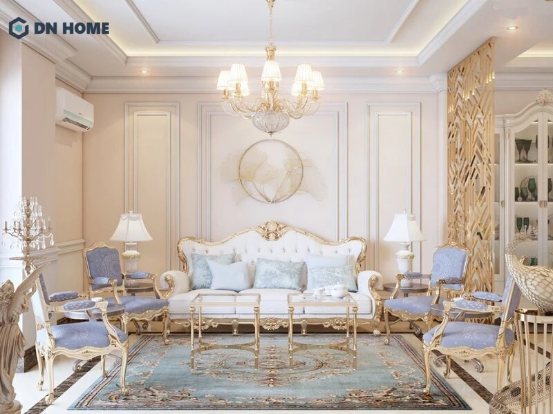 Phong cách thiết kế theo hướng tân cổ điển đem lại không gian lãng mạn