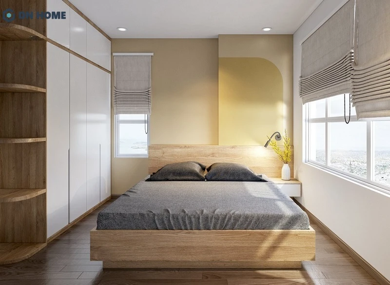 Thiết kế phòng ngủ 9m2 cho cặp đôi