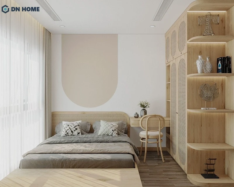 Thiết kế phòng ngủ 9m2 lý tưởng với ánh sáng tự nhiên dịu nhẹ