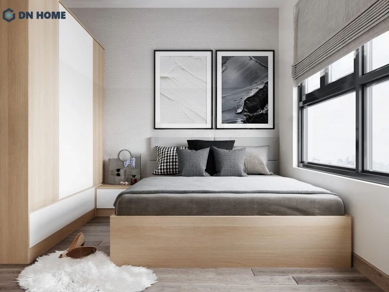 Thiết kế phòng ngủ 9m2 với phong cách tối giản