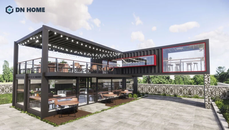 Các quán cafe khung thép là ý tưởng thiết kế độc đáo