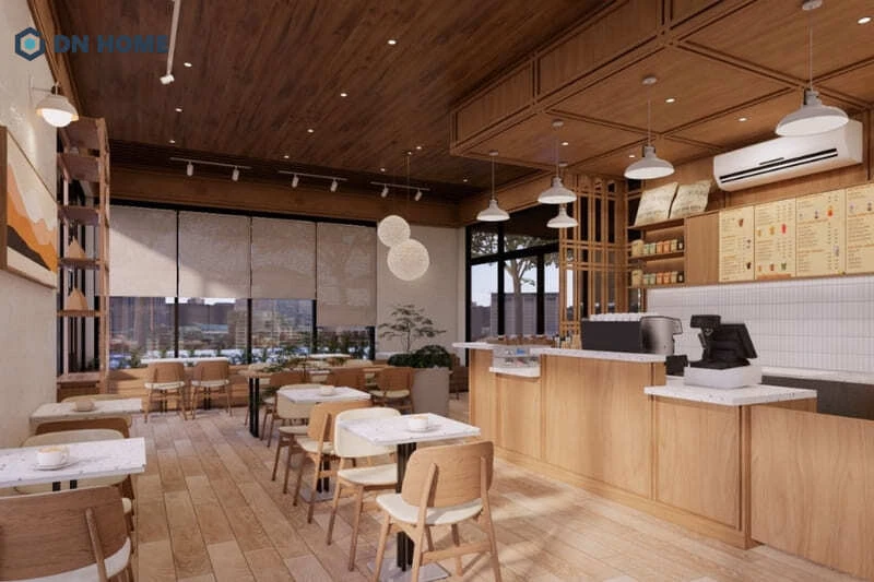 Đèn trang trí được xem là linh hồn trong thiết kế các quán cafe