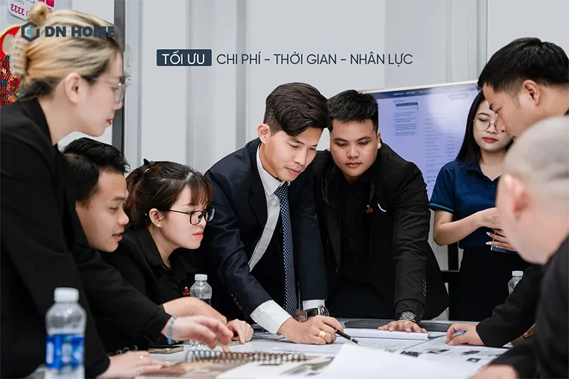 Đội ngũ thiết kế shop chuyên nghiệp giúp chủ đầu tư tiết kiệm chi phí - thời gian - nhân lực