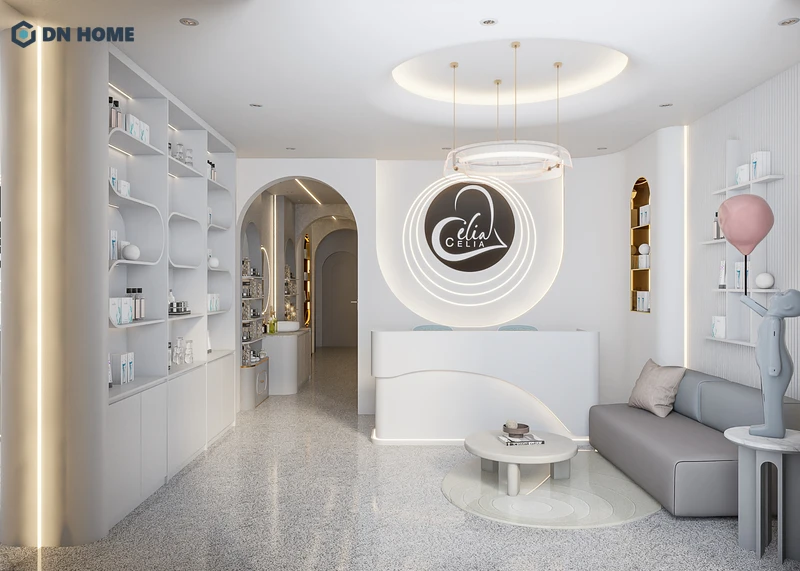 Chọn các chi tiết trang trí tạo điểm nhấn cho spa