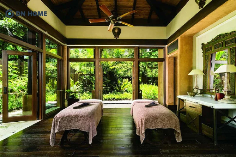 Spa trị liệu phong cách thiên nhiên mang đến cảm giác thư giãn, thoải mái