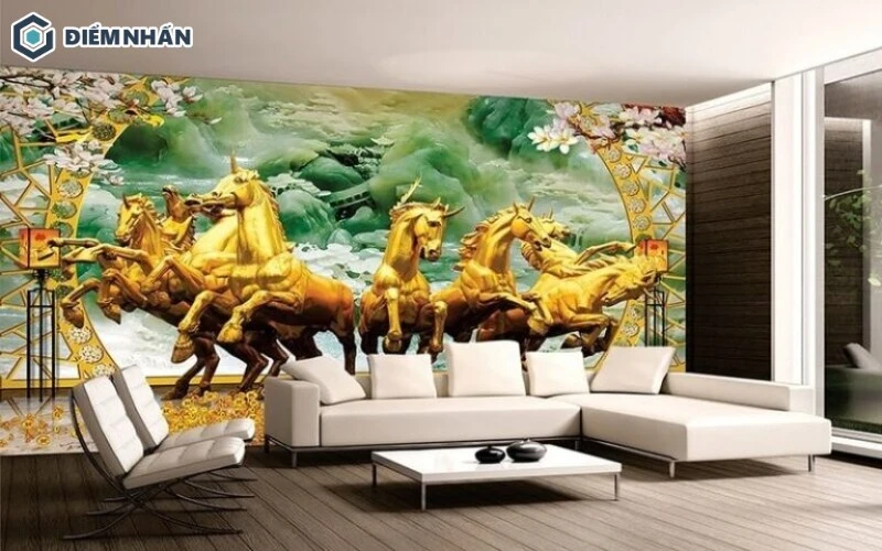 Điều làm nên điểm khác biệt của tranh 3D phòng khách?