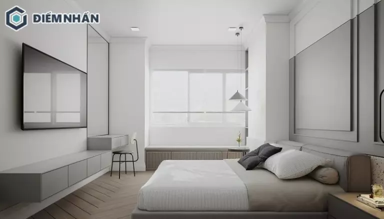 Nội thất thông minh giúp phòng ngủ tối ưu công năng sử dụng mà vẫn đảm bảo sự gọn gàng, thoáng đãng