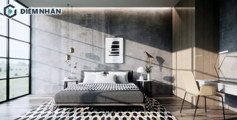 Phòng ngủ 20m2 chú trọng công năng và tính thẩm mỹ lâu dài
