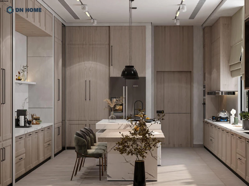 Mẫu bếp nhà cấp 4 đẹp với thiết kế mới, phù hợp với nhịp sống gia đình hiện đại