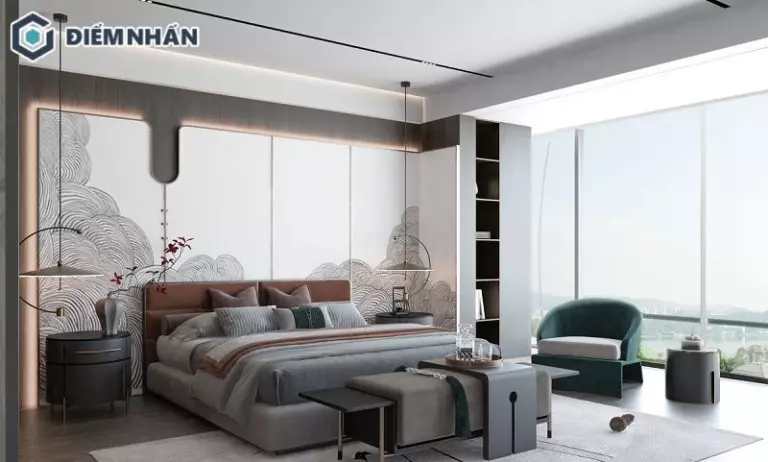 Phòng ngủ 20m2 mang phong cách trẻ trung phù hợp với gia chủ hiện đại