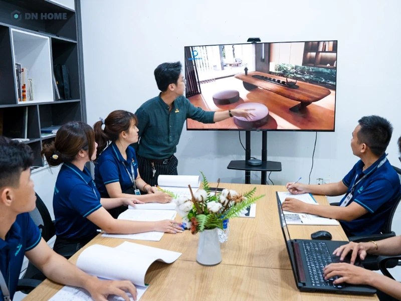 DN HOME với đội ngũ nhân sự có trình độ chuyên môn cao, đảm bảo các dự án được hoàn thiện đúng tiến độ