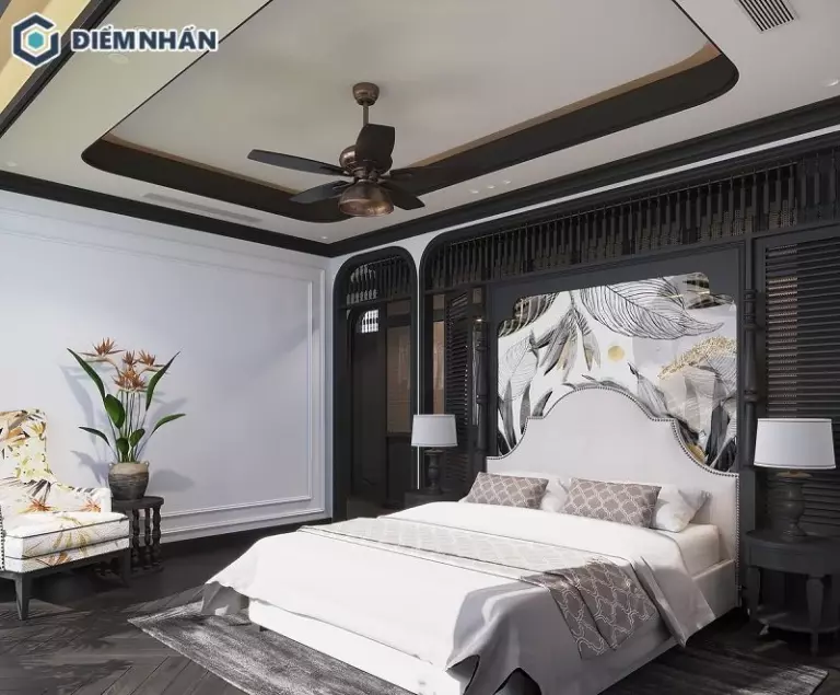 Thiết kế phòng ngủ thực tế mang lại cảm giác thoáng và tiện nghi