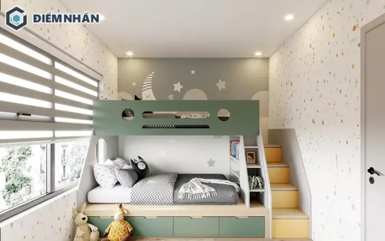 Phòng ngủ 20m2 nổi bật với giải pháp tối ưu công năng sử dụng