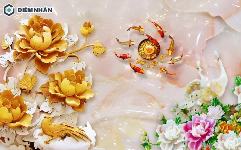 Tranh 3D được tạo hình vô cùng ấn tượng với đường nét tinh tế, sắc sảo