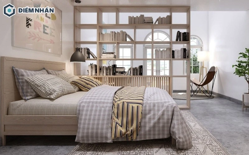 Lựa chọn vách ngăn gỗ với kiểu dáng phù hợp với phong cách thiết kế của căn phòng