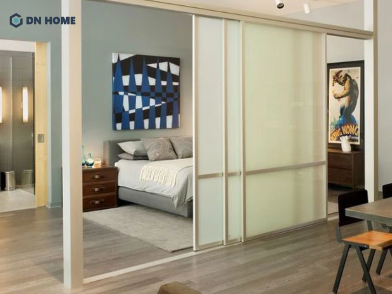 Vách ngăn bằng tấm Alu phù hợp nhiều công trình