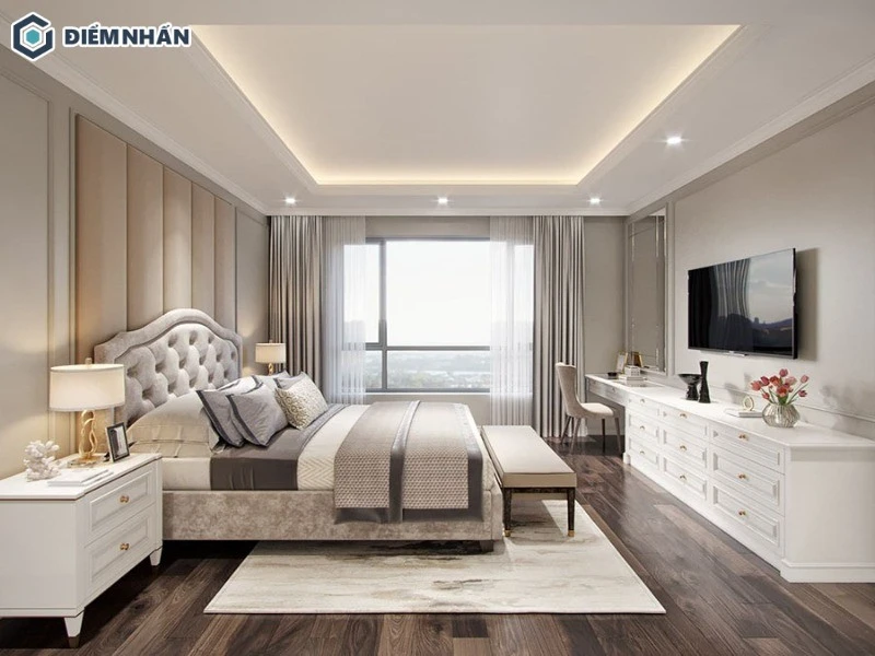Lựa chọn các mẫu đèn âm trần độc đáo để trang trí thêm cho không gian phòng ngủ vợ chồng