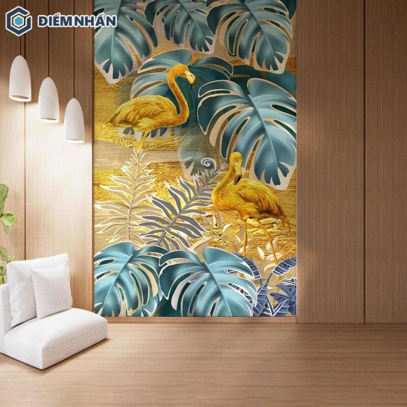Phối màu hài hòa, mềm mại tạo nên bức tranh có giá trị nghệ thuật cao