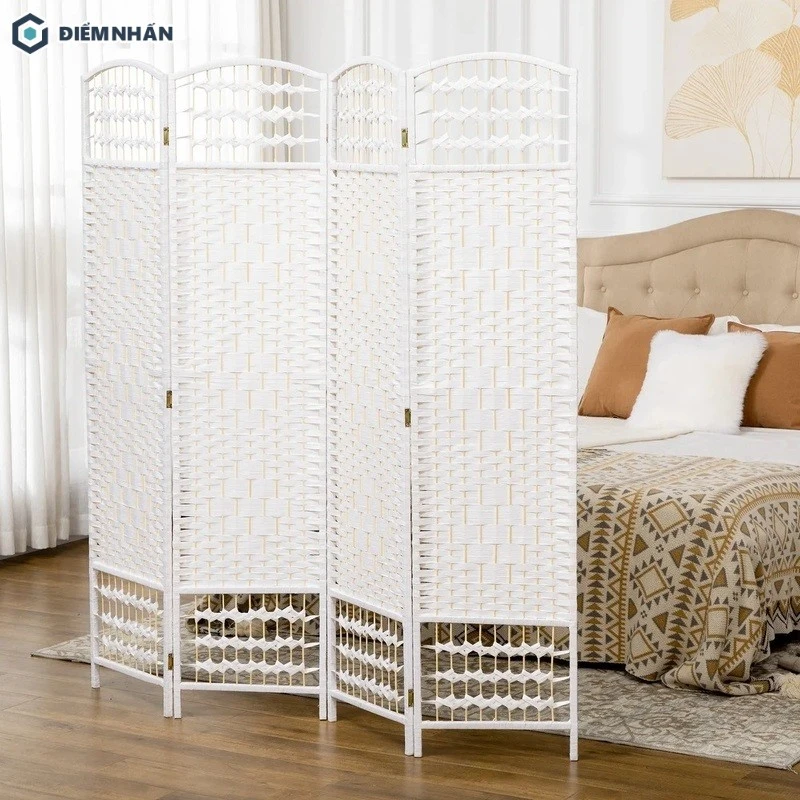 Vách ngăn di động có thiết kế gọn nhẹ, bắt mắt