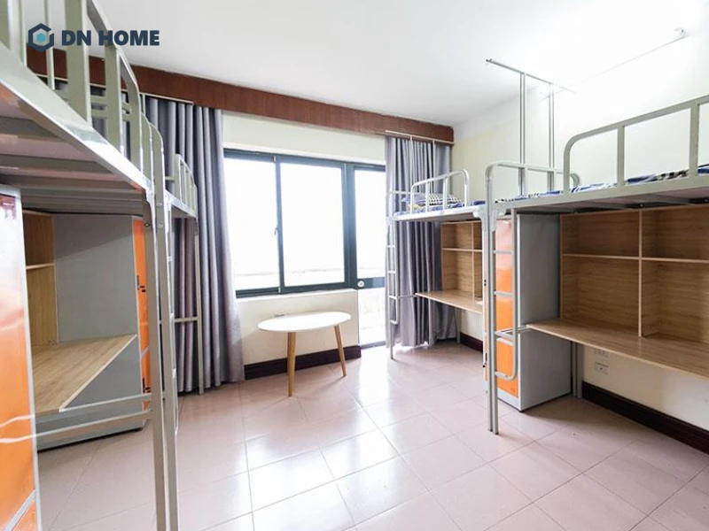 Giường tầng ký túc xá thiết kế đơn giản, tối ưu chỗ ngủ cho nhiều người