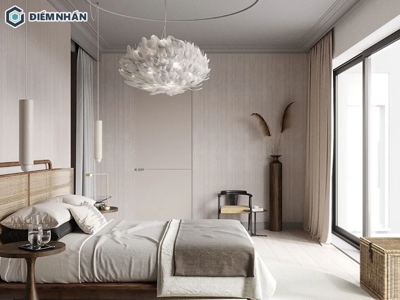 Lựa chọn nội thất đơn giản, không cầu kỳ để tăng tính thẩm mỹ cho căn phòng