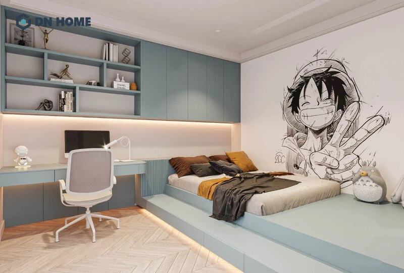 Thiết kế phòng ngủ anime phù hợp với nhiều lứa tuổi