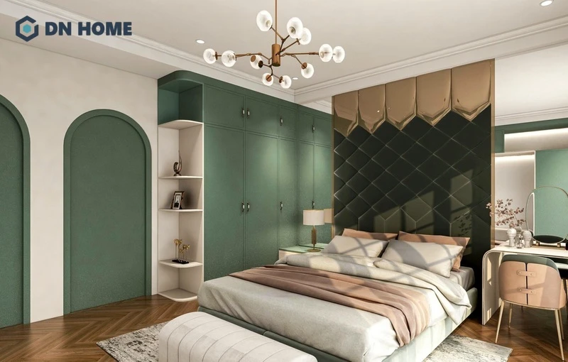 Vẻ đẹp mềm mại giúp tôn lên nét cá tính riêng của căn phòng