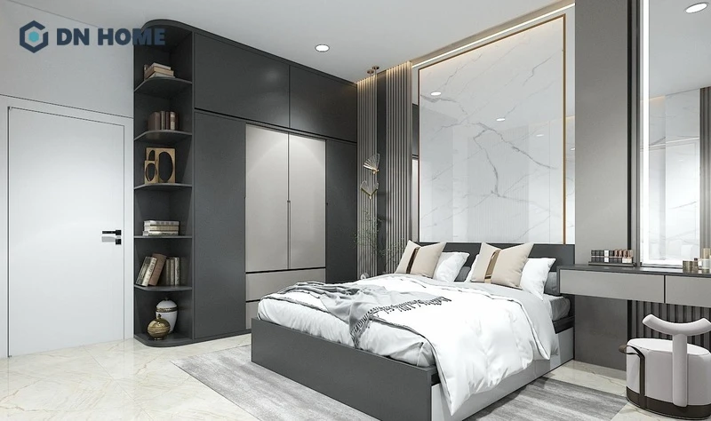 Chất liệu nhựa ốp đá được ưa chuộng trong trang trí phòng ngủ
