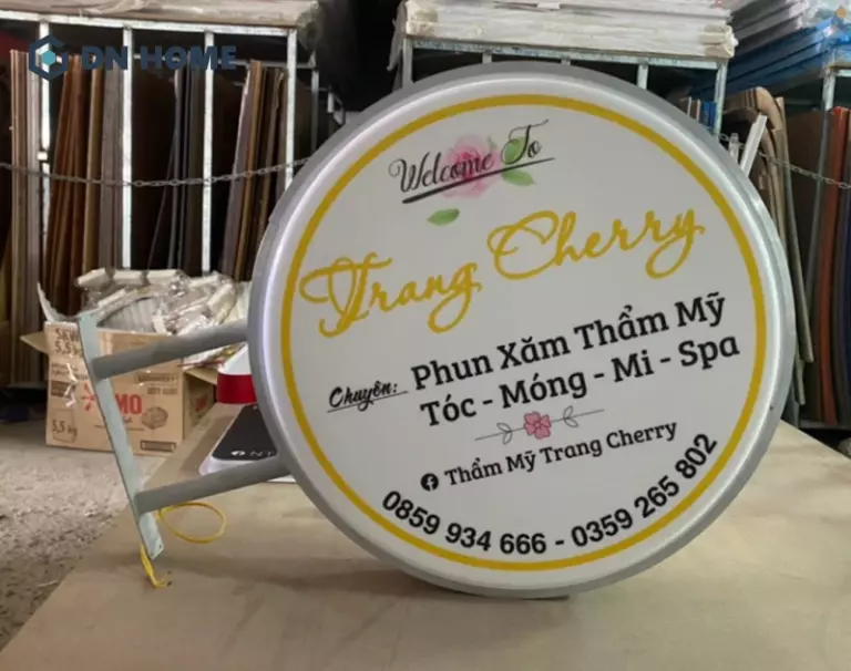 Biển vẫy tròn có thiết kế nhỏ gọn