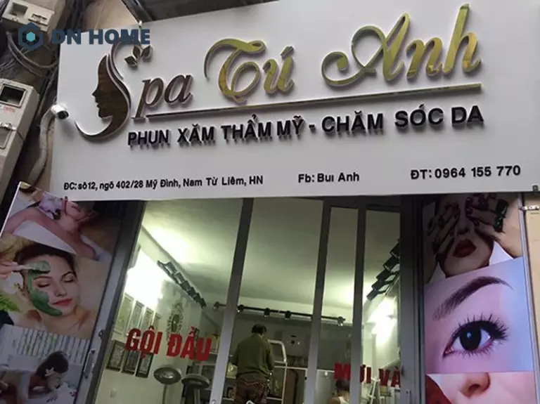 Mẫu thiết kế bảng hiệu phun xăm chuyên nghiệp