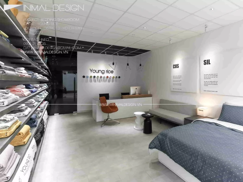 Thiết kế showroom hiện đại, sang trọng