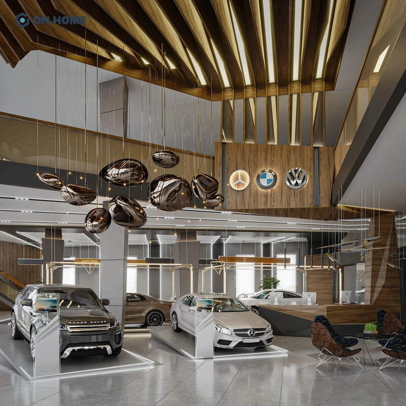 Thiết kế showroom ô tô đẹp, sang trọng
