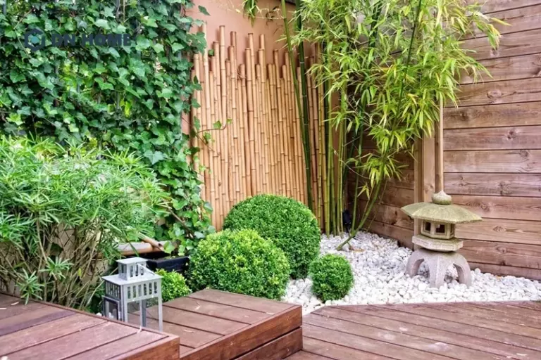 Tiểu cảnh sân vườn sử dụng sỏi và đá thường được thiết kế theo phong cách Zen (Nhật Bản)