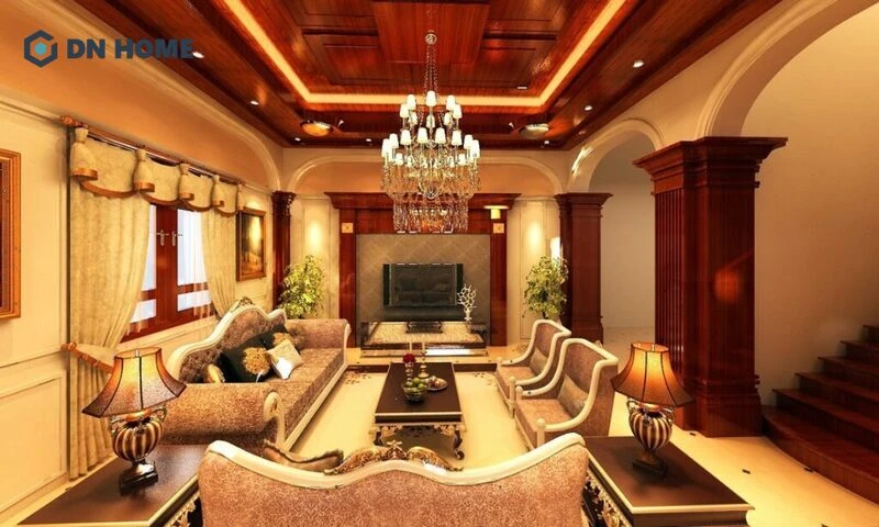 Trang trí đèn LED viền trần gỗ tạo điểm nhấn cho không gian nội thất