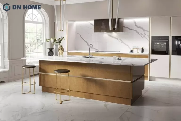 Chọn vật liệu lát mặt bếp và ốp tường bếp