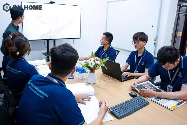 DN HOME - Đơn vị thiết kế nội thất phòng bếp biệt thự uy tín, chất lượng