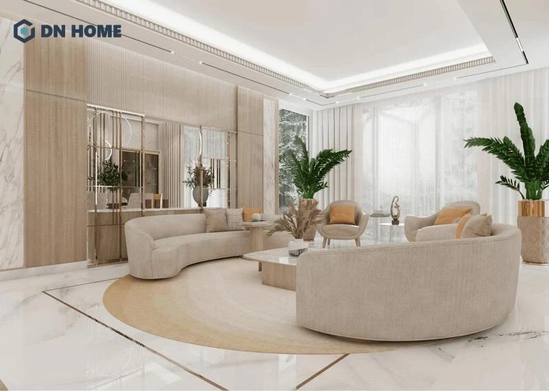 Trang trí cây xanh tạo điểm nhấn cho không gian