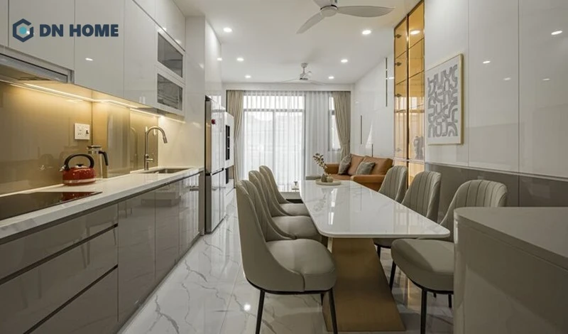 Bố cục không gian nội thất được sắp xếp khoa học