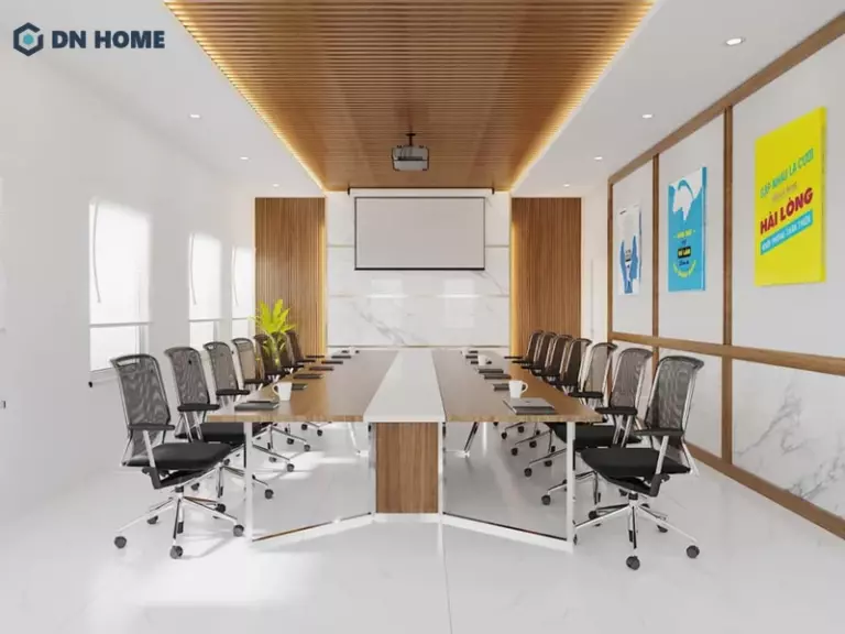 Không gian phòng họp được thiết kế chỉn chu