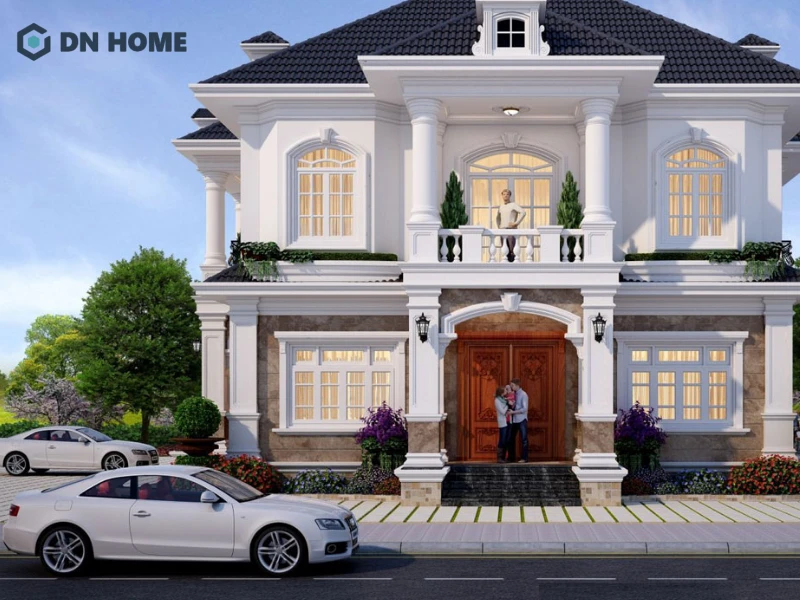 Không gian 2 tầng giúp phân chia công năng rõ ràng