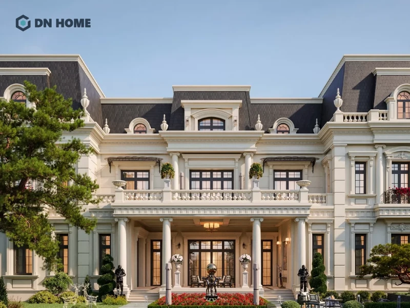 Thiết kế 6 phòng ngủ thể hiện quy mô bề thế và đẳng cấp