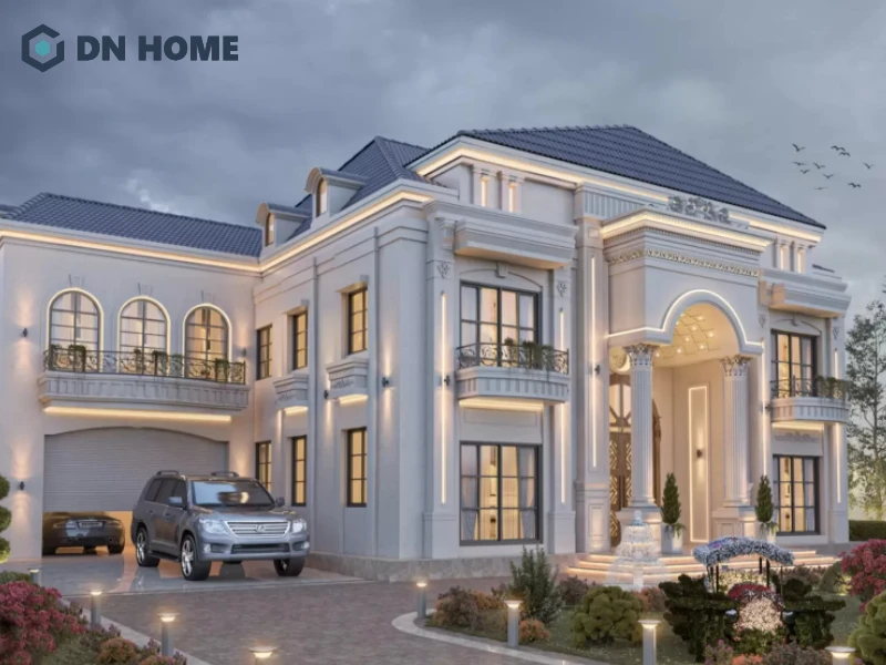 Gara tích hợp giúp gia chủ thuận tiện di chuyển hằng ngày
