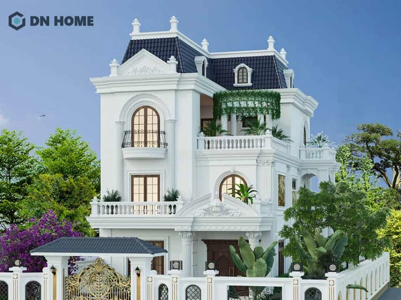 Biệt thự sử dụng vật liệu cao cấp đảm bảo độ bền lâu dài