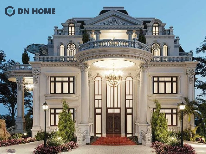 Biệt thự phố kiểu Pháp gây ấn tượng với vẻ đẹp độc đáo