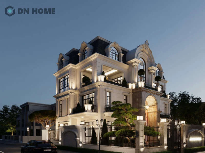 Biệt thự lâu đài mang dáng dấp hoàng gia tráng lệ