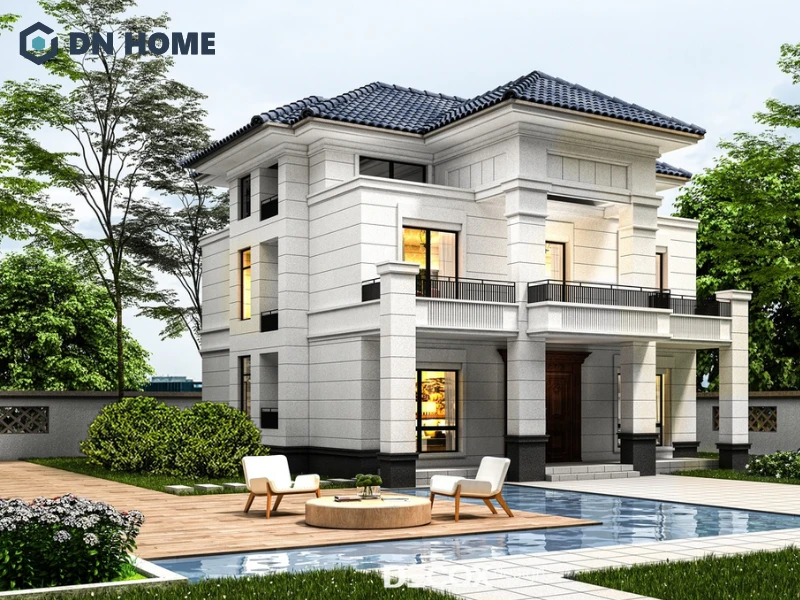 Kiến trúc nguy nga khẳng định vị thế của gia chủ