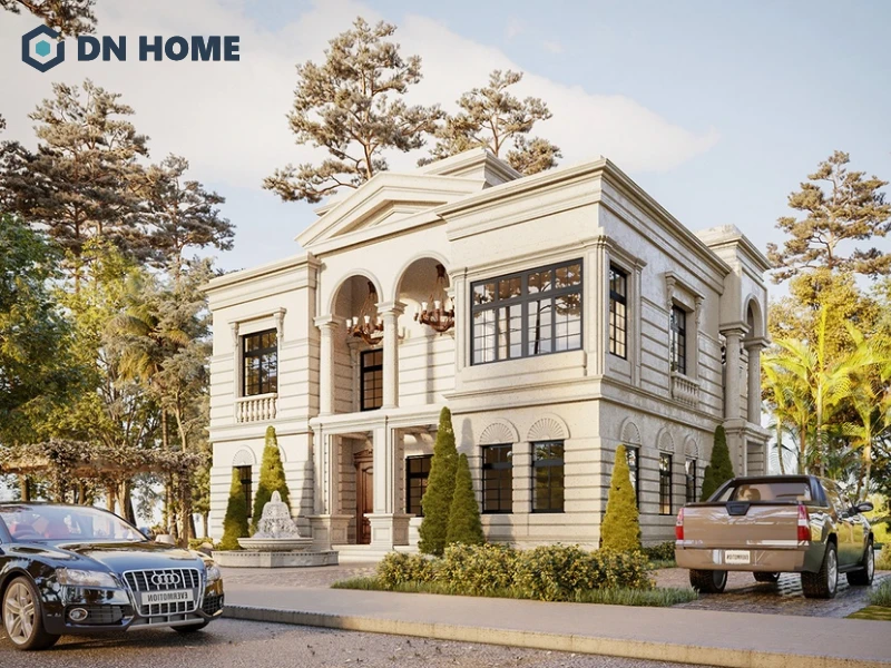 Chất liệu phù hợp giúp tôn lên vẻ đẹp cổ điển Pháp